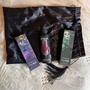 Pulp Riot & Arctic Fox Edgy Hair Dye Bundle: Mystic Fog, Slither, and Ritual